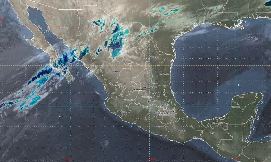 Lluvias fuertes en México junto a dos frentes fríos