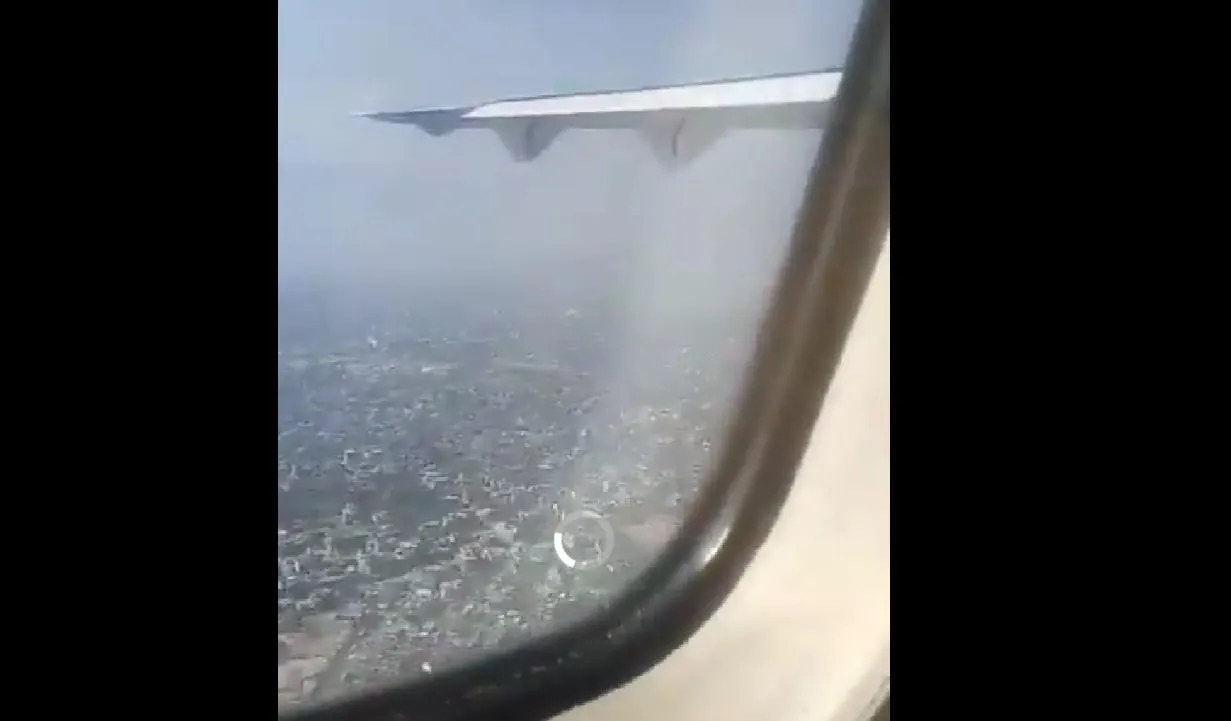 Un pasajero grabó cuando el avión en el que viajaba se estrelló en Nepal