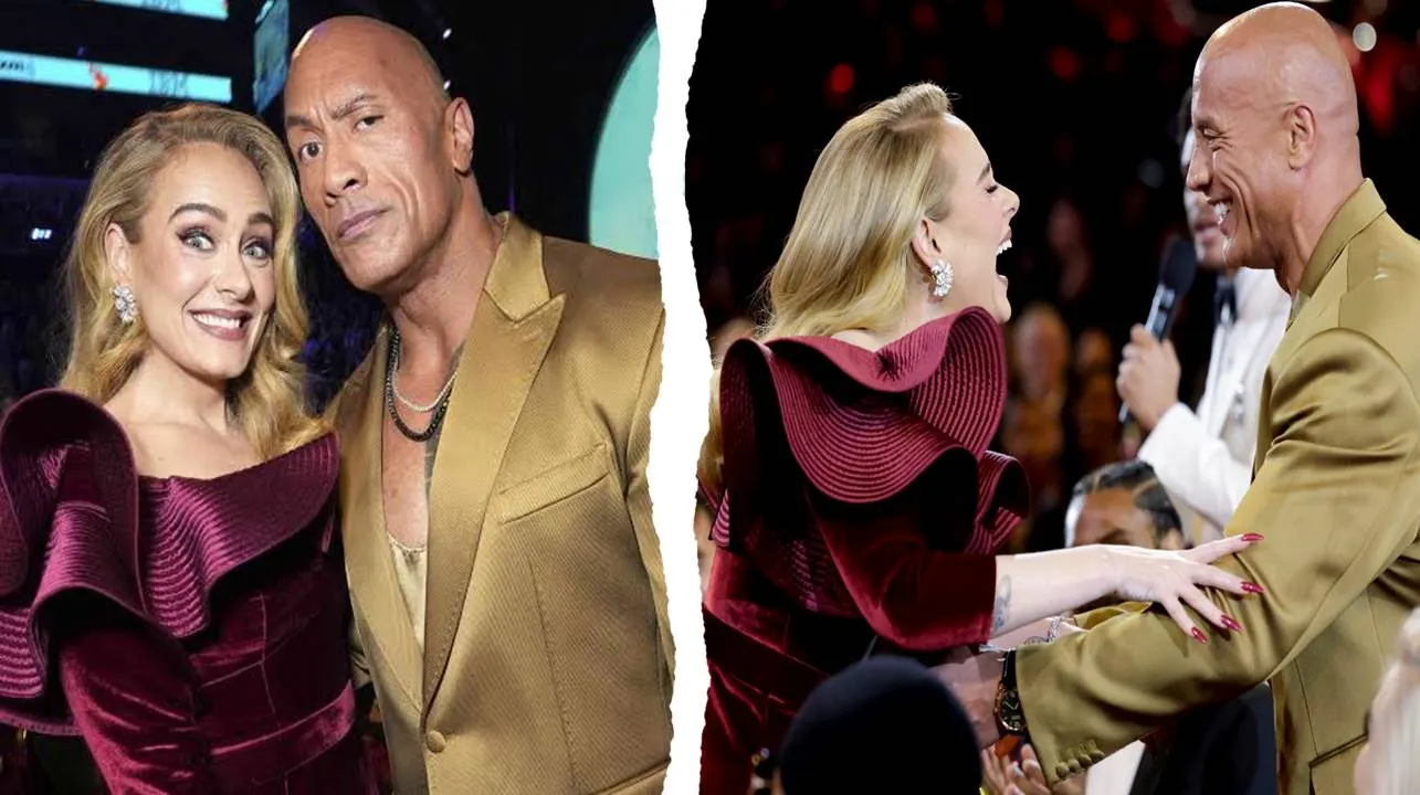 adele the rock Johnson