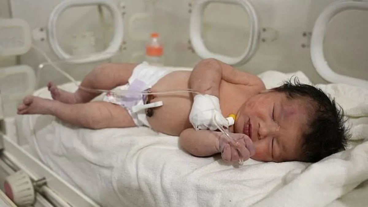 Aya: la bebé siria que nació entre los escombros del terremoto