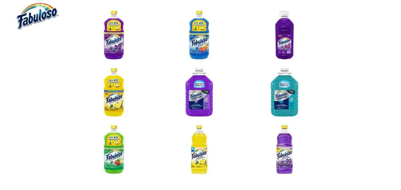 Bacterias en limpiador multiusos Fabuloso: Colgate-Palmolive retiró 4,9 millones de unidades por riesgo a infecciones