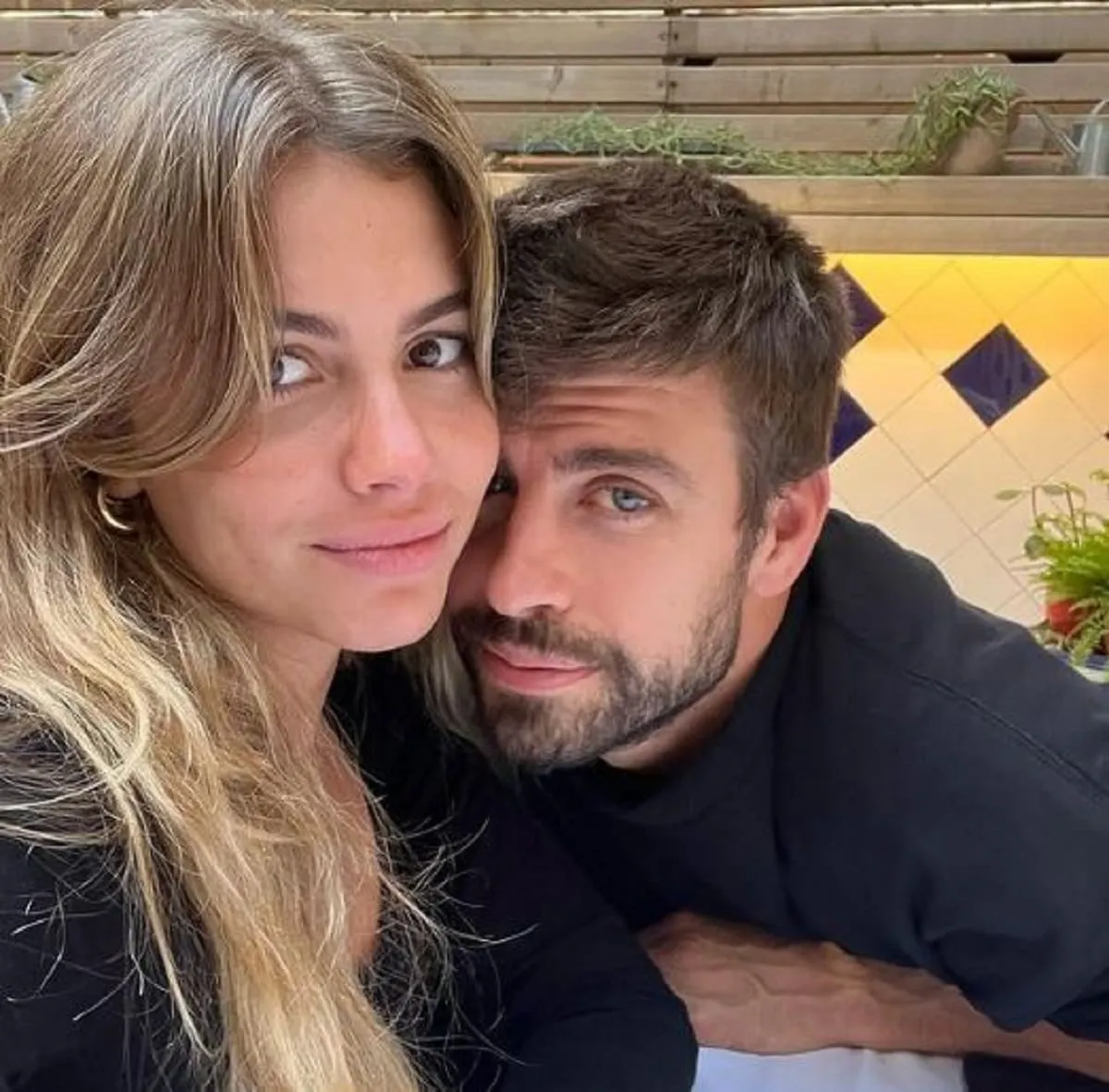 Piqué y Clara Chía