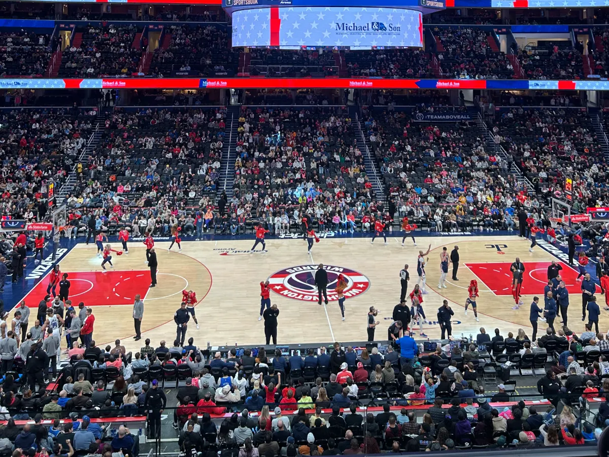 Cómo se vive un partido de los Washington Wizards