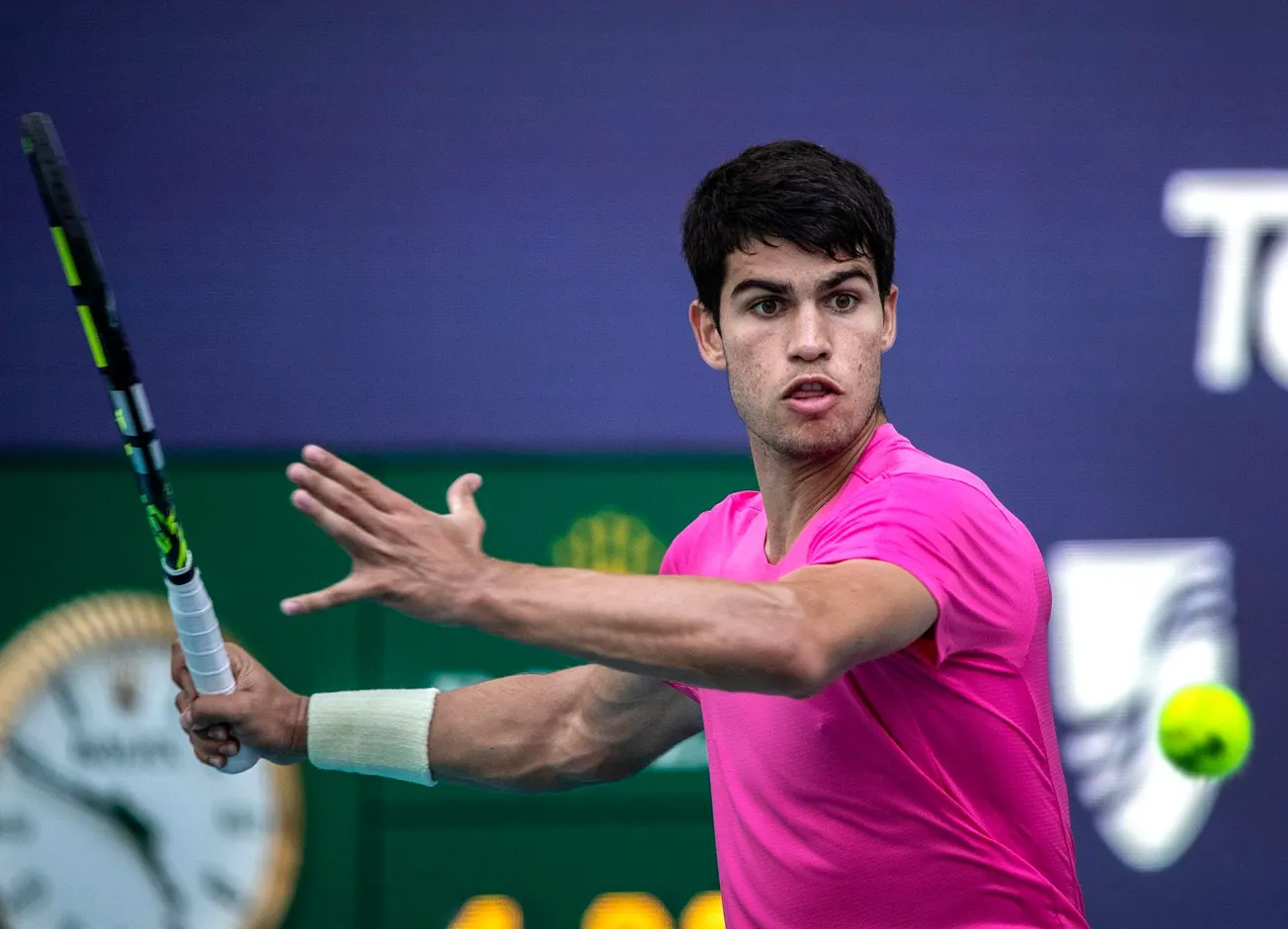 Carlos Alcaraz en el Miami Open