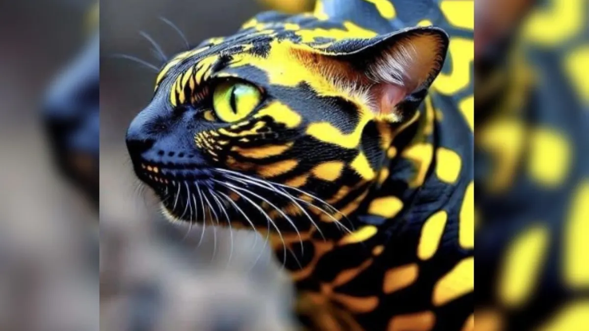 ¿Es real la foto del gatoserpiente que supuestamente vive en el Amazonas?