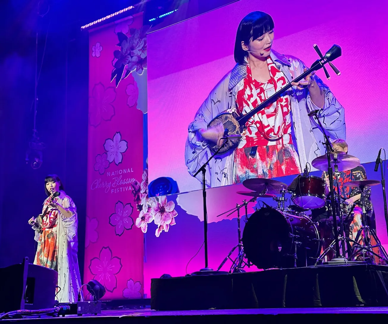Artistas japoneses brillaron en la celebración del Festival de los Cherry Blossoms
