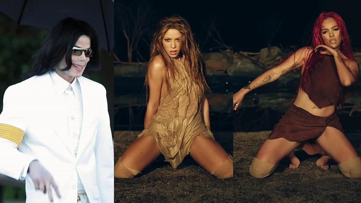 Internautas comparan el baile de Shakira y Karol G con los pasos de Michael Jackson