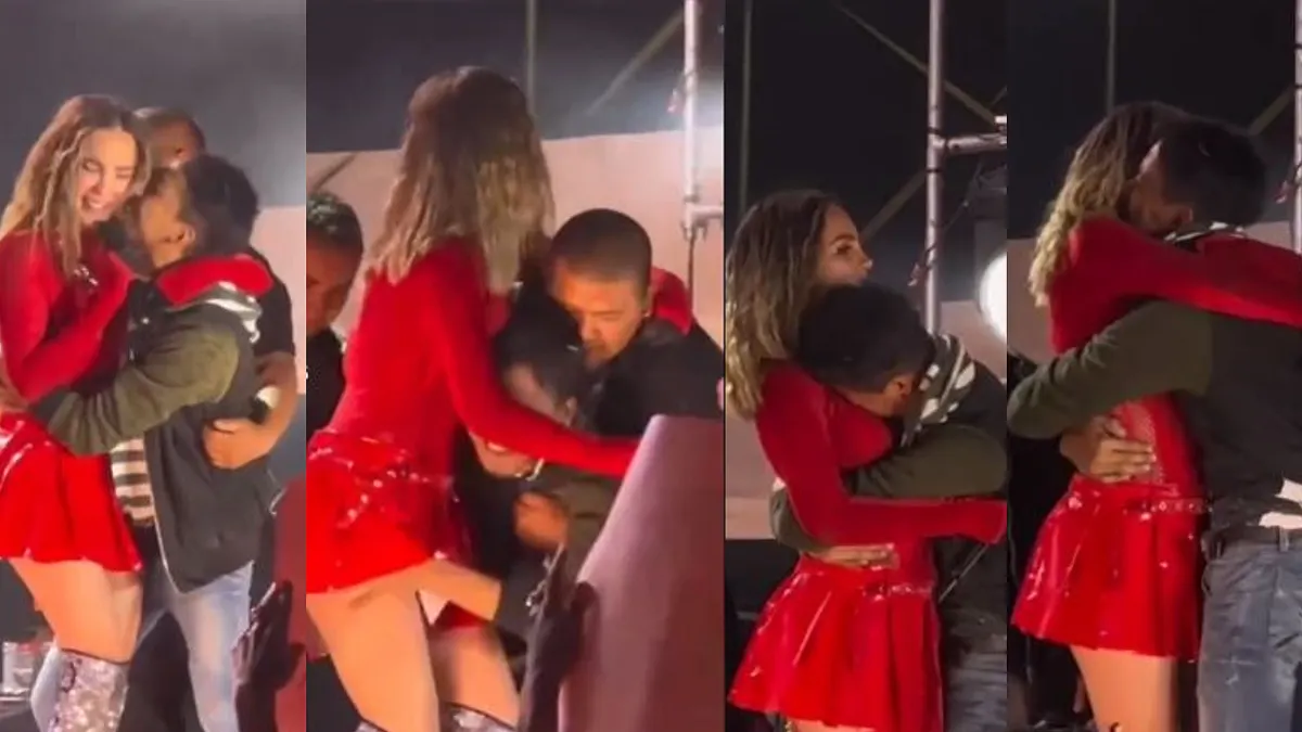 Un fan interrumpió el show en vivo de Belinda en Guanajuato, México