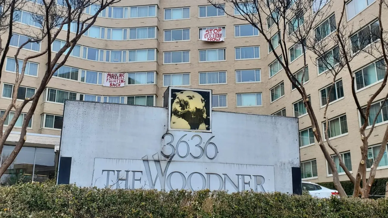 Este edificio de renta controlada en Washington DC desaloja a decenas de inquilinos