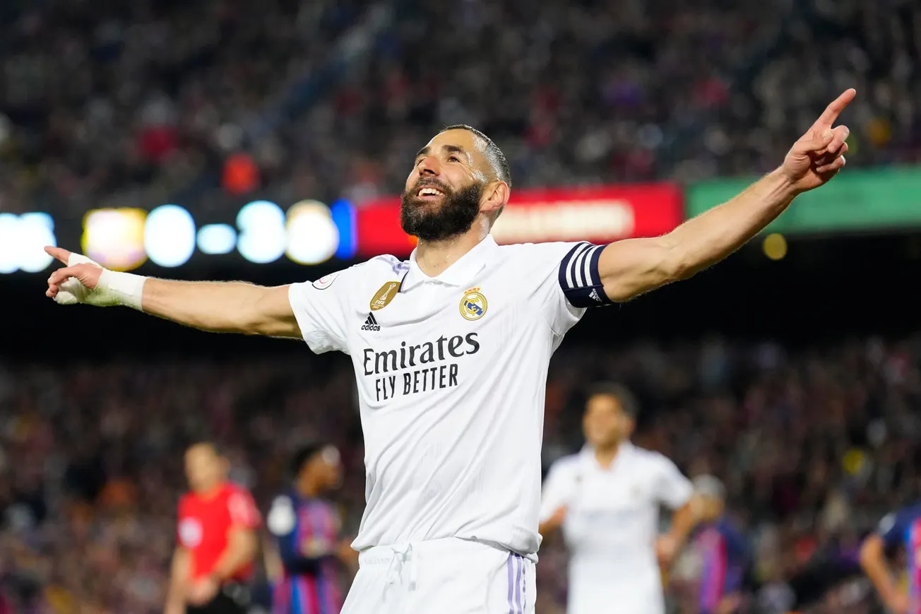 Karim Benzema anota hat-trick contra el Barcelona en las semifinales de Copa del Rey