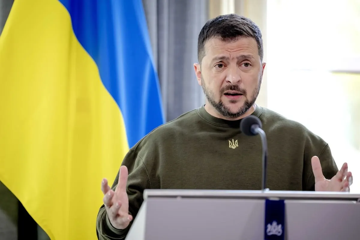 El Presidente ucraniano Volodymyr Zelensky visita los Países Bajos