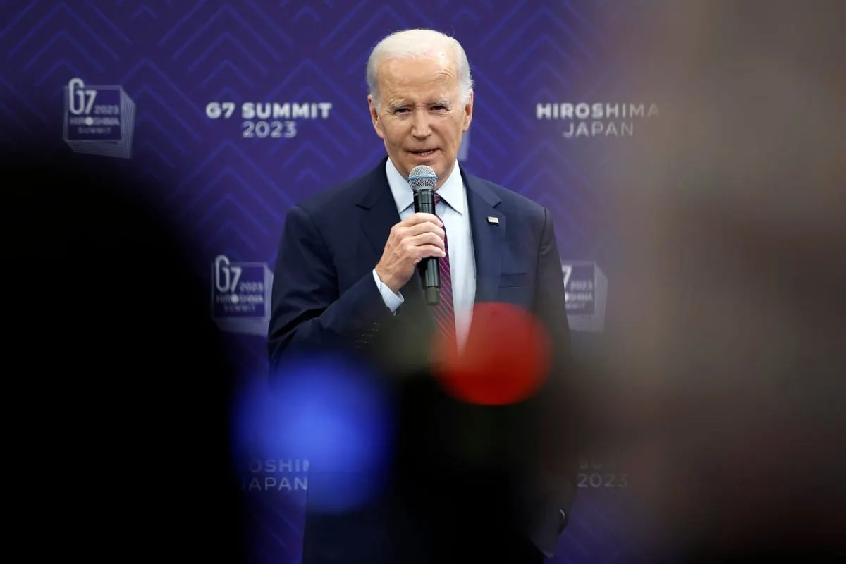 Rueda de prensa del Presidente Biden en la cumbre del G7 en Hiroshima