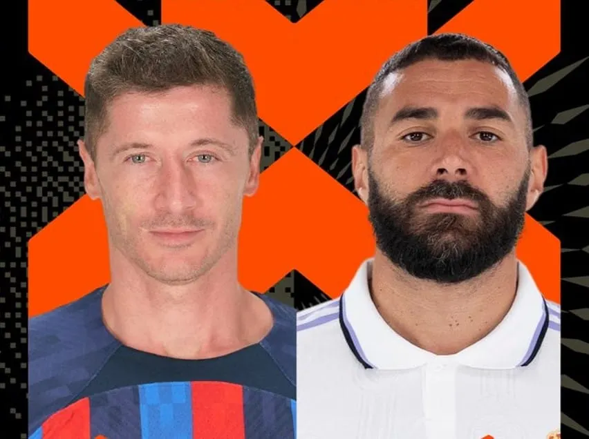 Benzema y Lewandowski.