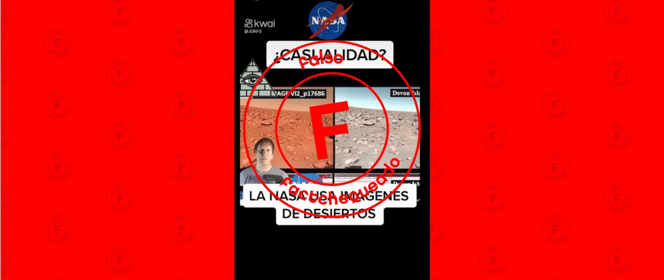 No, la NASA no utiliza las fotos de una isla de Canadá para simular que se trata del planeta Marte