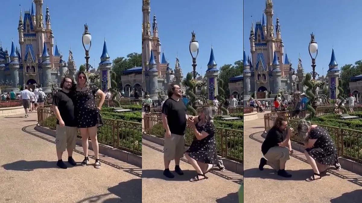 Mujer le iba a proponer matrimonio a su novio en Disneyland y esto pasó
