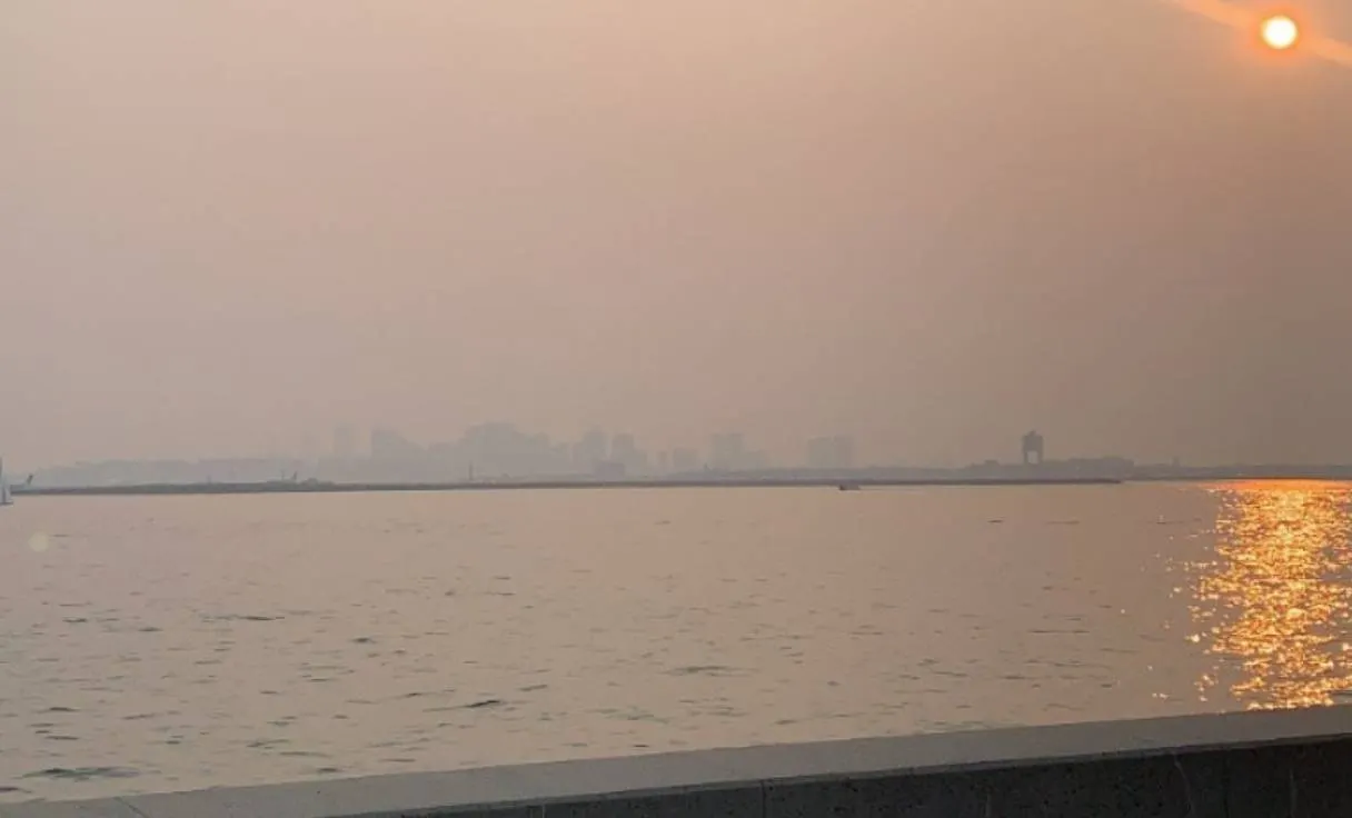 cielos nublados en Boston