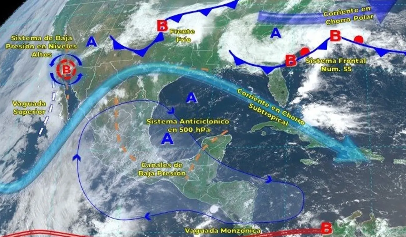 Prevén tornados en México y fuertes lluvias en varias regiones