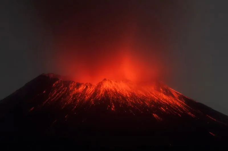 ¿Es peligroso el volcán Popocatépetl de México?