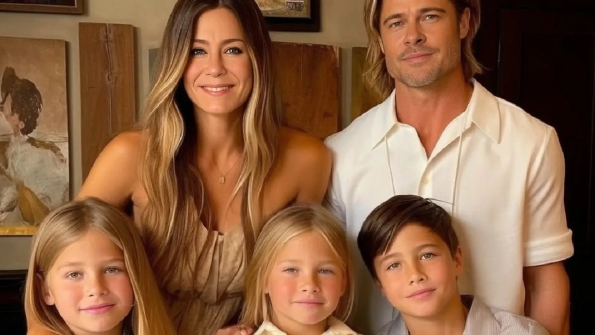 Así serían los hijos de Brad Pitt con Jennifer Aniston y otras estrellas de no haberse separado