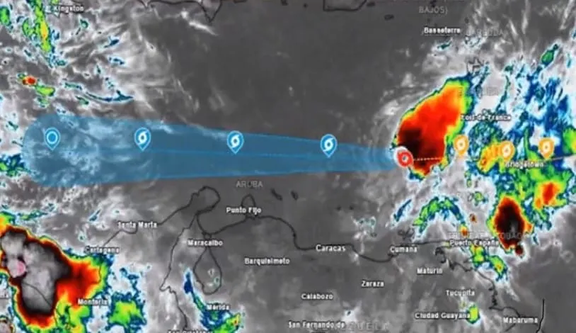 Tormenta Bret disminuye sus vientos en Mar Caribe