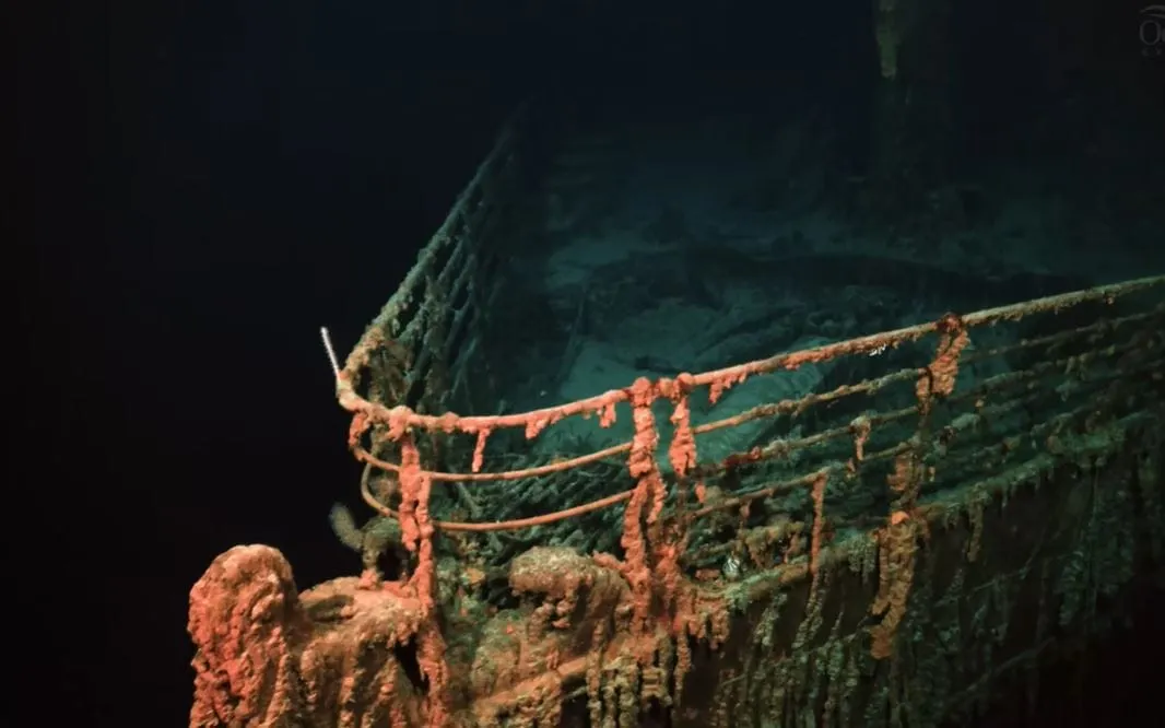 ¿Cómo es el lugar bajo el mar donde está el Titanic?
