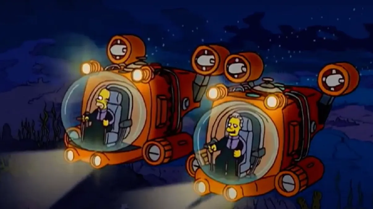 El episodio de Los Simpson que se viralizó en redes tras la desaparición del sumergible Titán