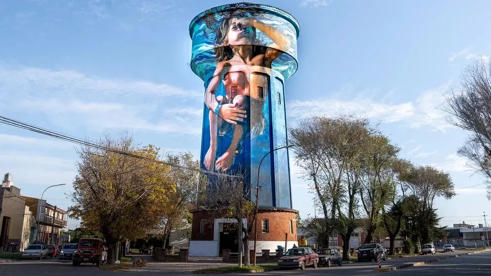 La obra maestra del muralista argentino Martín Ron premiada como "Mejor mural del mundo"