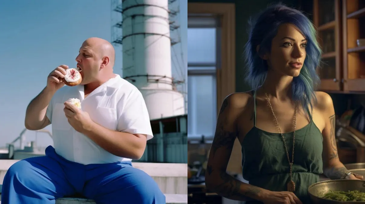 Los Simpson en la vida real creados con la IA Midjourney