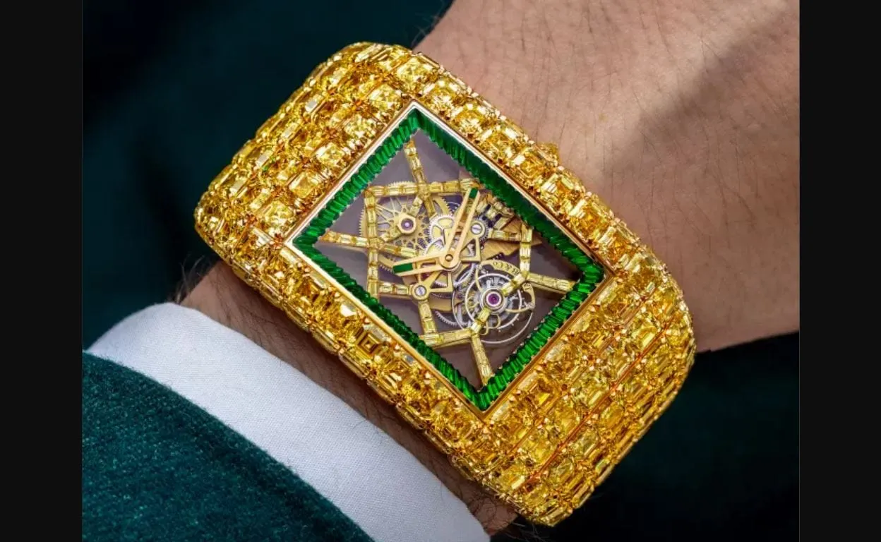 Jacob & Co. confecciona el reloj más costoso del mundo y está a la venta por 20 millones de dólares