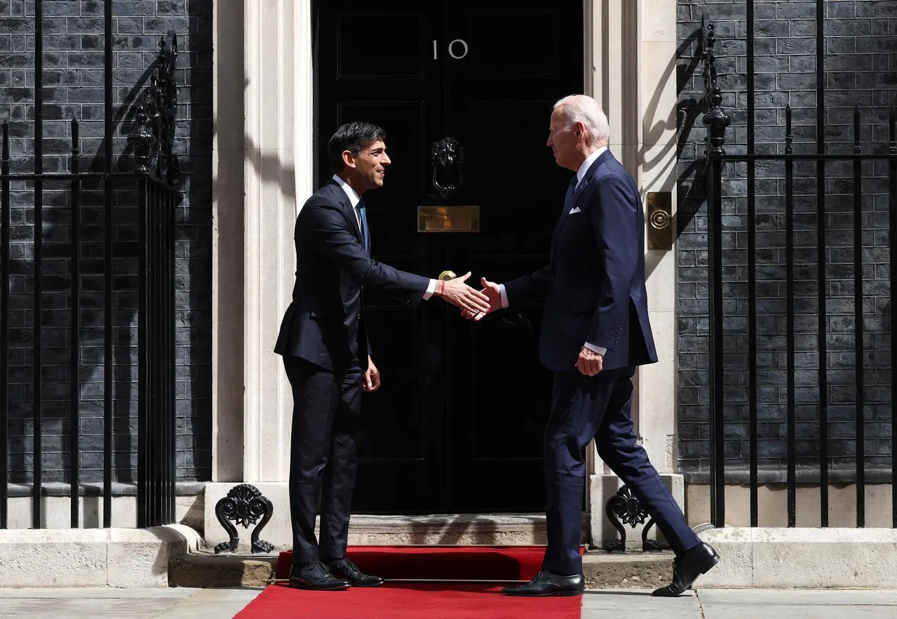 Biden y primer ministro inglés