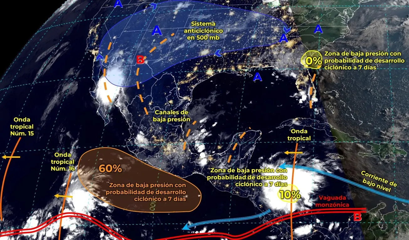 Ciclón Emily y su paso por México