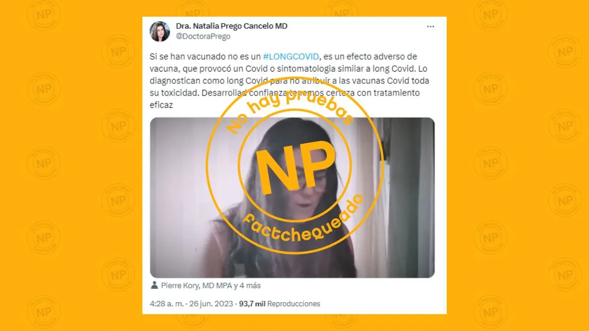 No hay pruebas de que el COVID-19 persistente o long COVID sea “un efecto adverso” de las vacunas