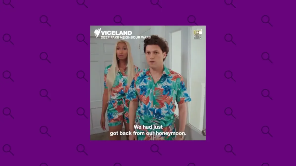 Qué sabemos sobre el deepfake de Nicki Minaj, Tom Holland, y Mark Zuckerberg