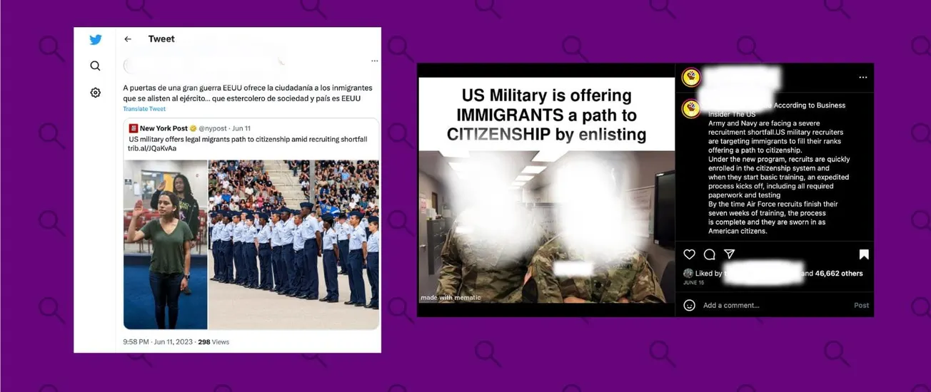 Lo que sabemos sobre si un inmigrante puede convertirse en ciudadano estadounidense mediante el servicio militar