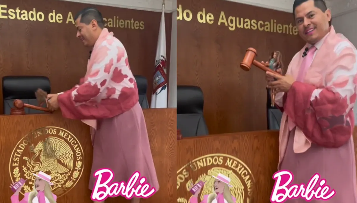 Primer juez no binario en México se presenta como “Barbie Magistrade”
