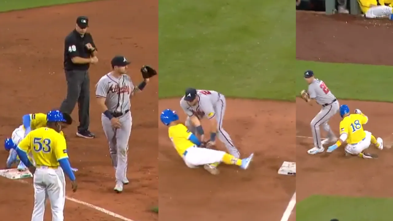 Bravos de Atlanta triple play