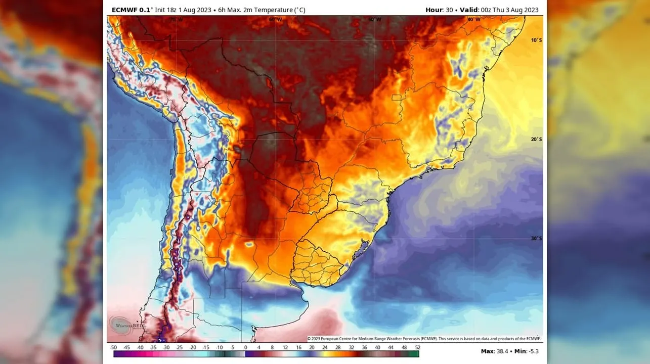 América del Sur invierno