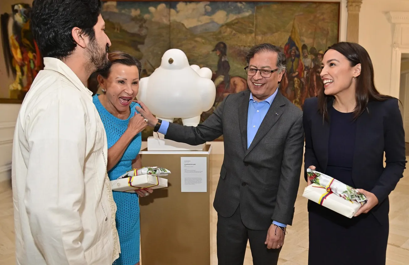 Gustavo Petro se reunió en Bogotá con Alexandria Ocasio-Cortez y otros congresistas demócratas, ¿de qué conversaron?