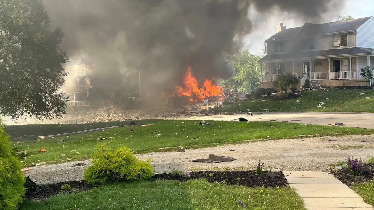 casa explotó en Plum Borough