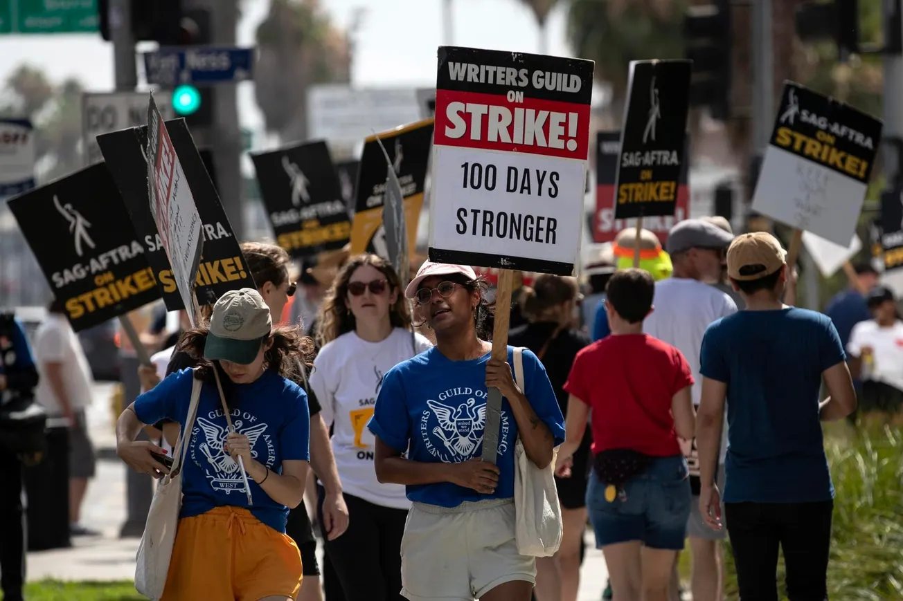 Writers Guild of America Strike for a hundred days in Los Angeles