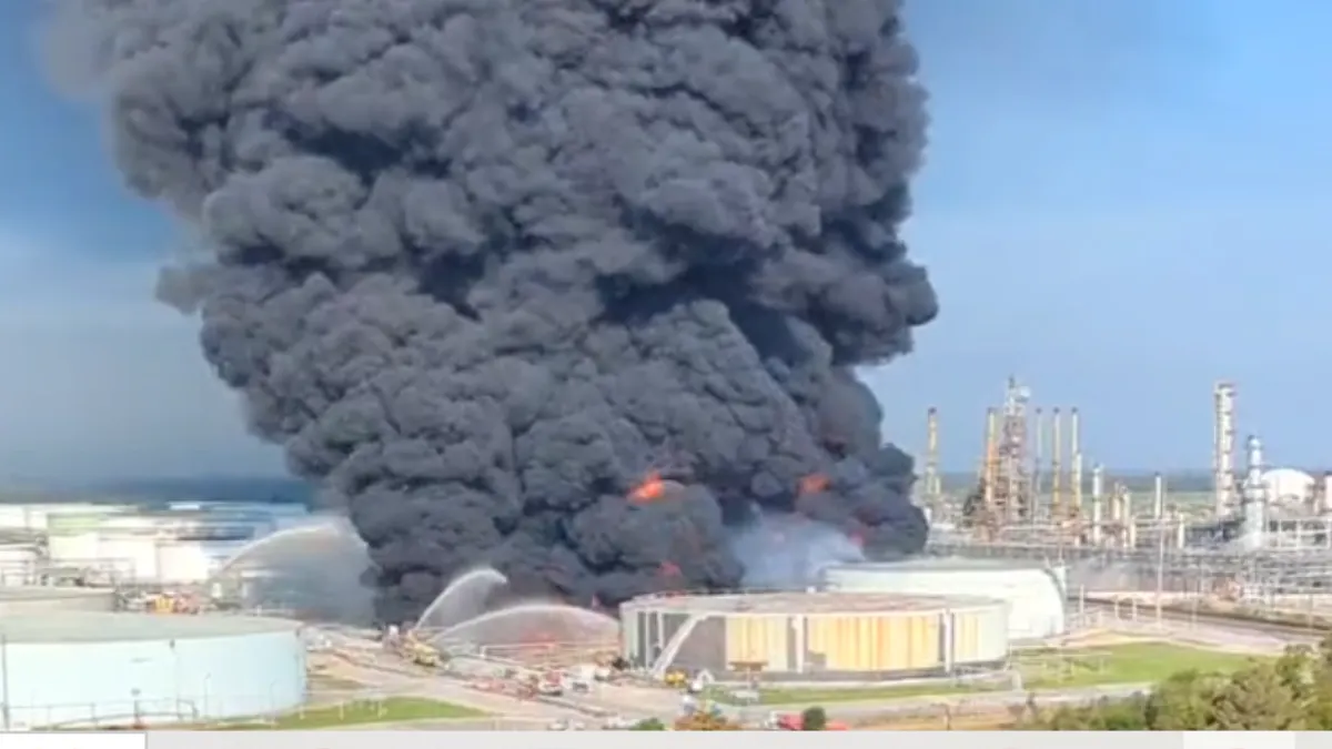 incendio en refinería Luisiana