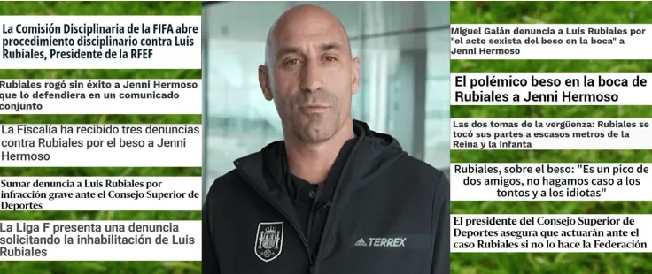 beso de Luis Rubiales