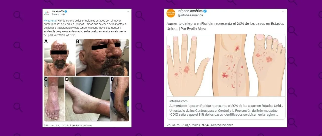 Casos de Lepra reportados en US Florida