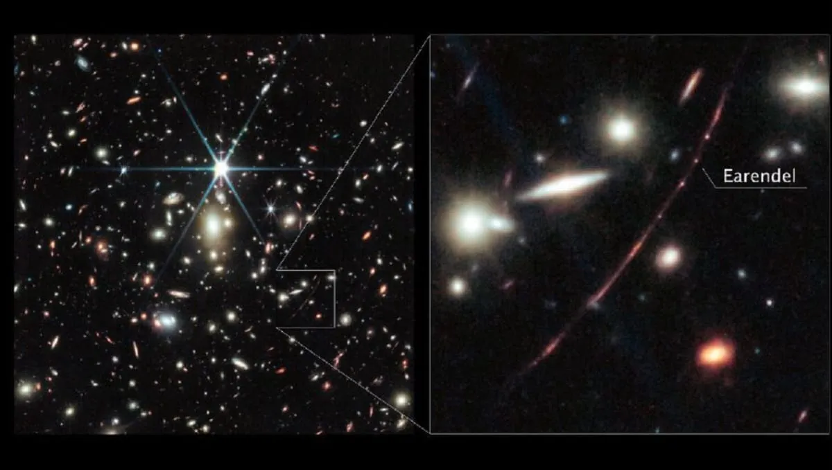 Telescopio James Webb capta la imagen de la estrella más lejana del universo