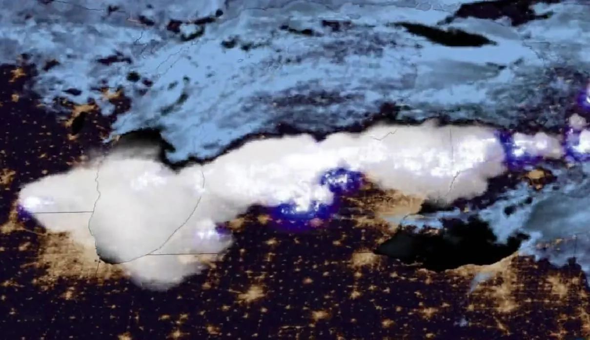 tormenta avanza sobre michigan