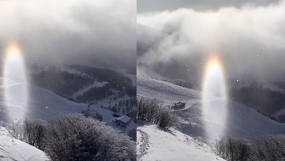 Un portal a otra dimensión usuaria capta fenómeno en la Patagonia