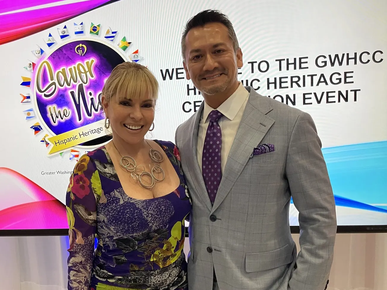 Nicole Quiroga y Juan Jara, presidenta y jefe del directorio de GWHCC respectivamente