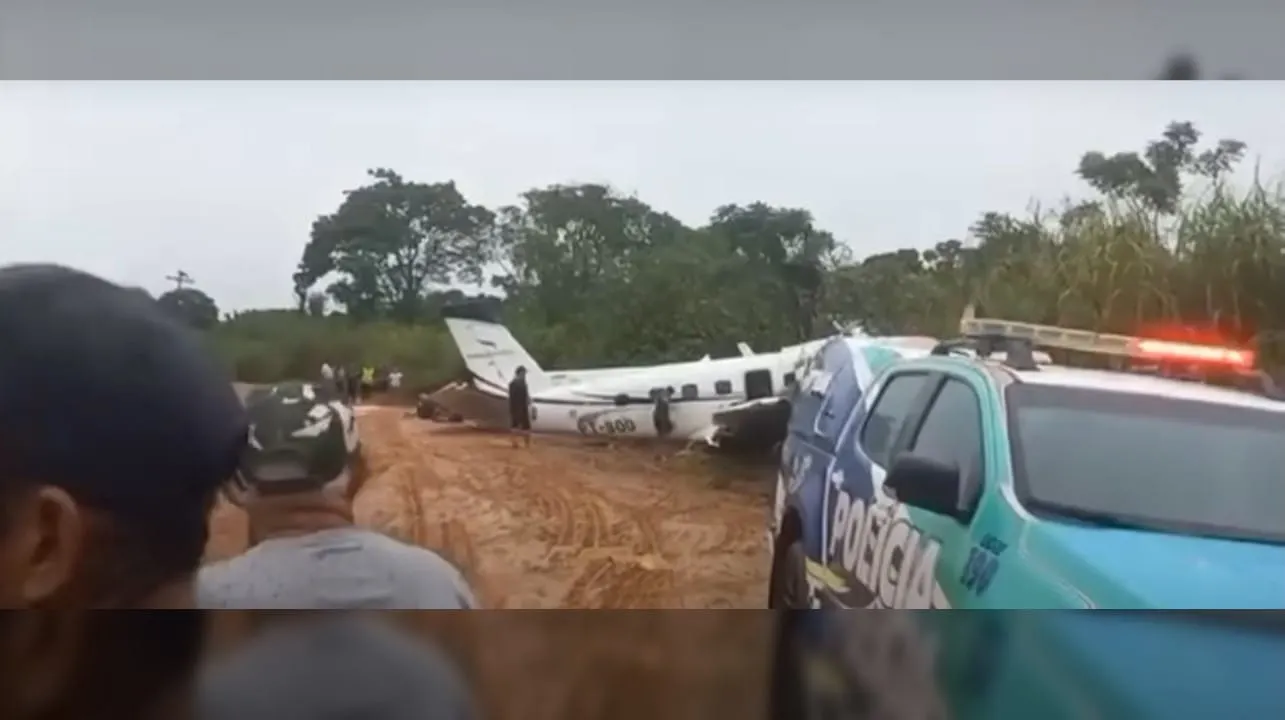accidente de avión brasil