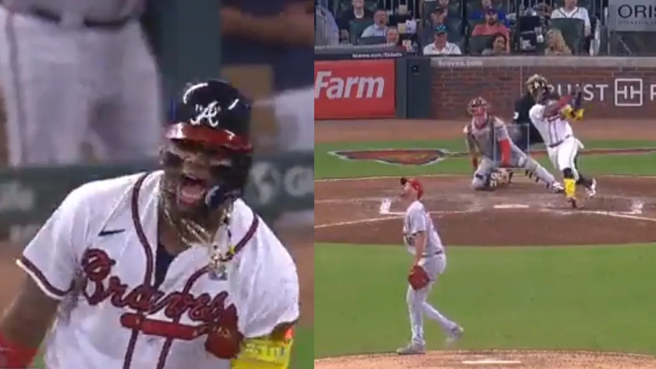 Ronald Acuña Jr dos jonrones