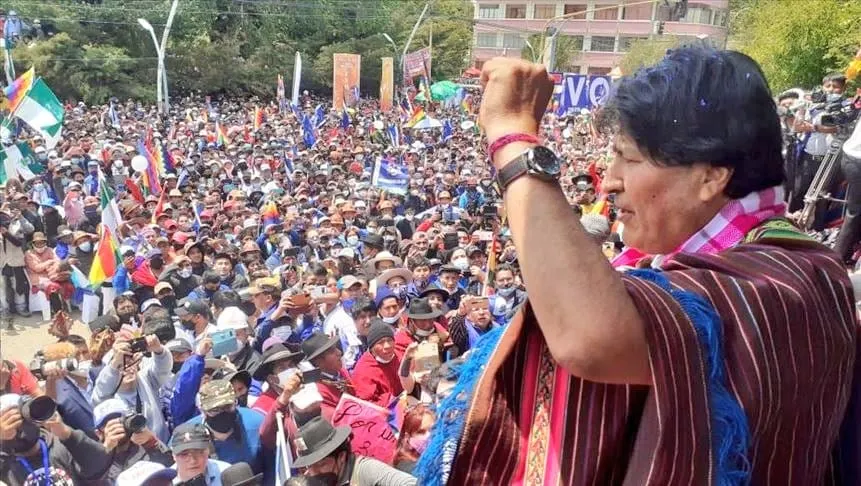 Evo Morales otra vez presidente